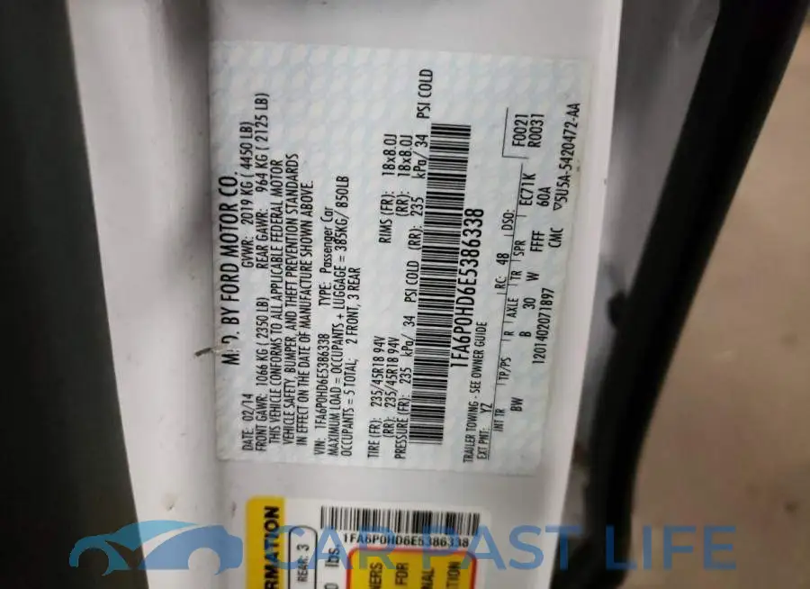 1FA6P0HD6E5386338# 13