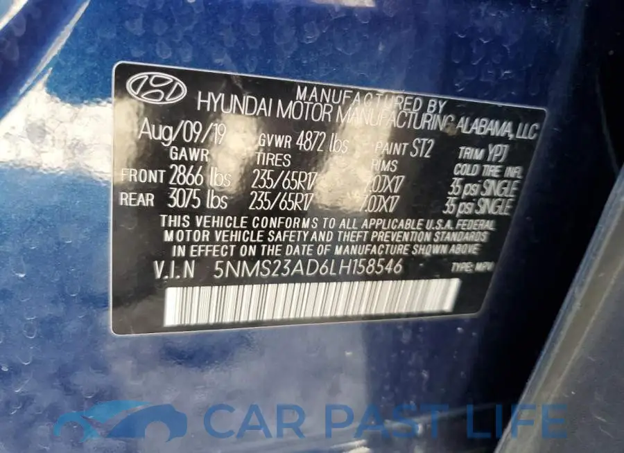 5NMS23AD6LH158546# 12