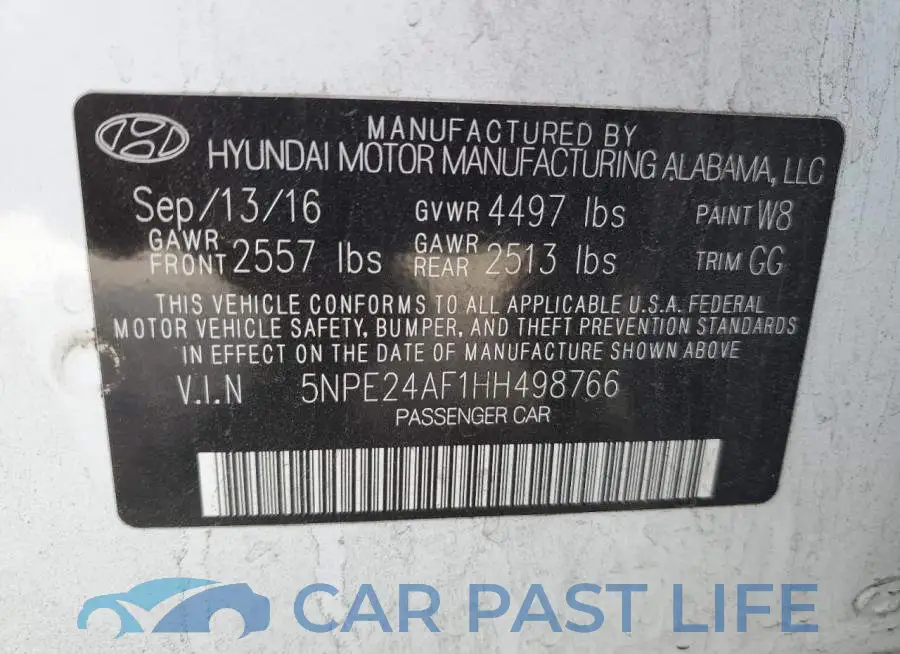 5NPE24AF1HH498766# 12