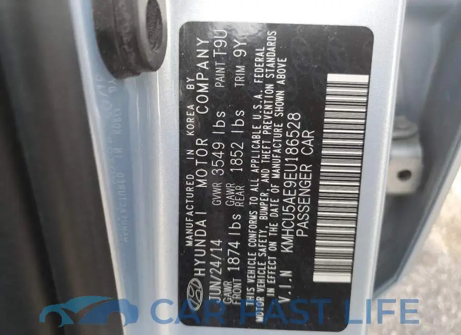 KMHCU5AE9EU186528# 13