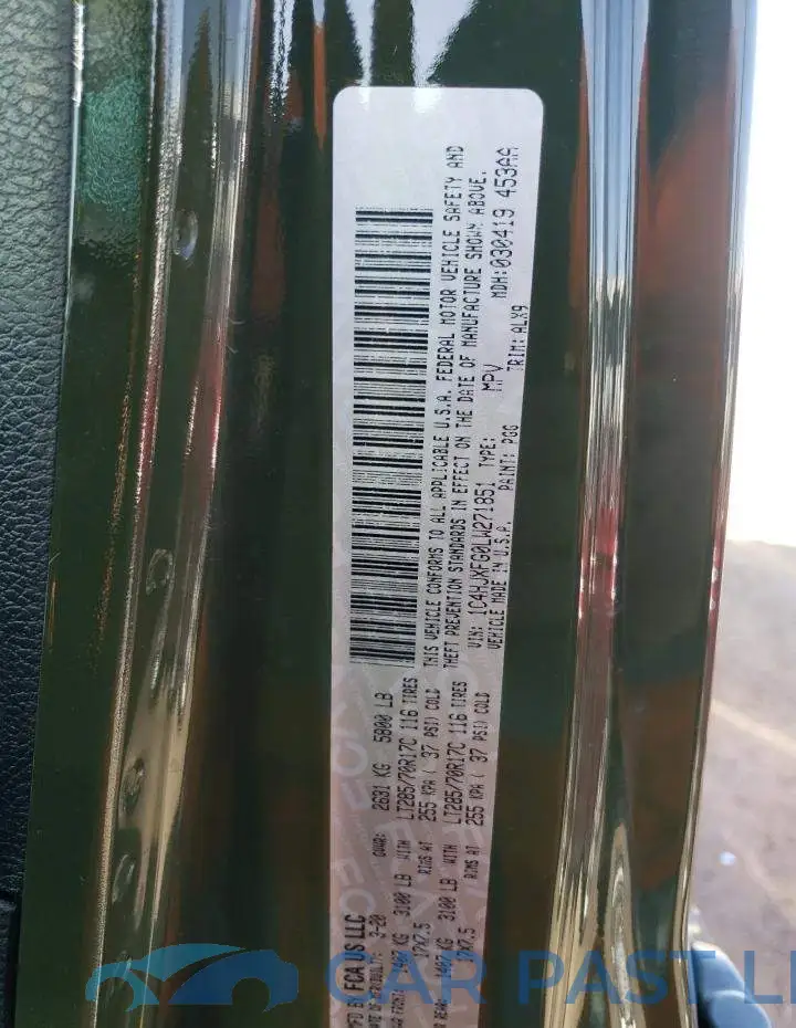 1C4HJXFG0LW271851# 13