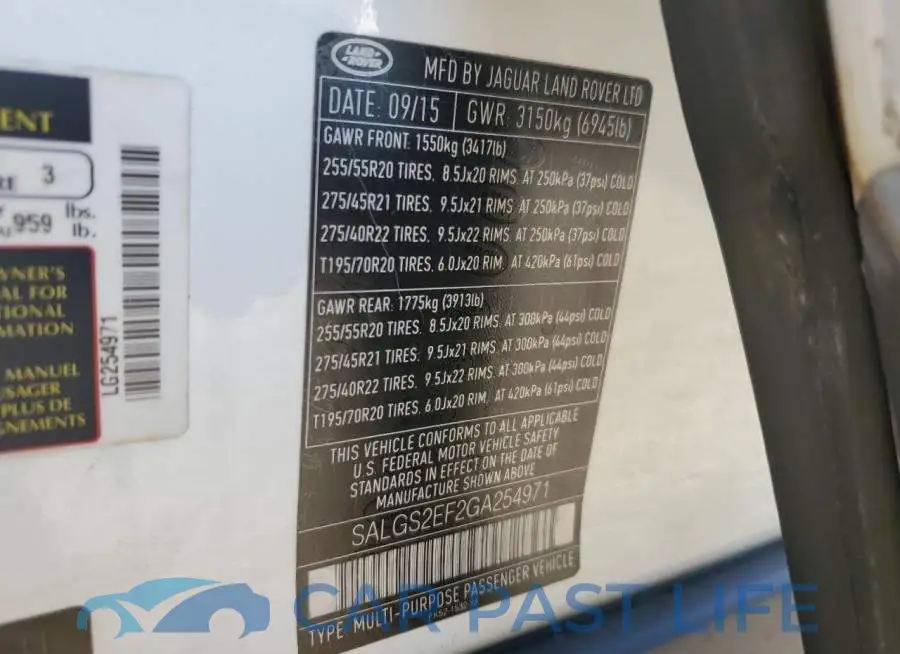 SALGS2EF2GA254971# 13