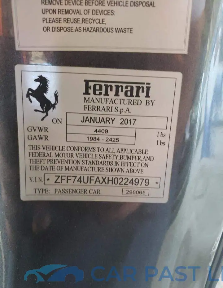 ZFF74UFAXH0224979# 13