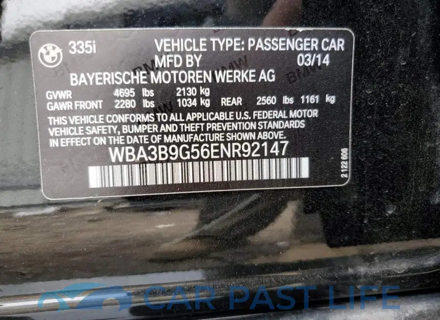 WBA3B9G56ENR92147# 12