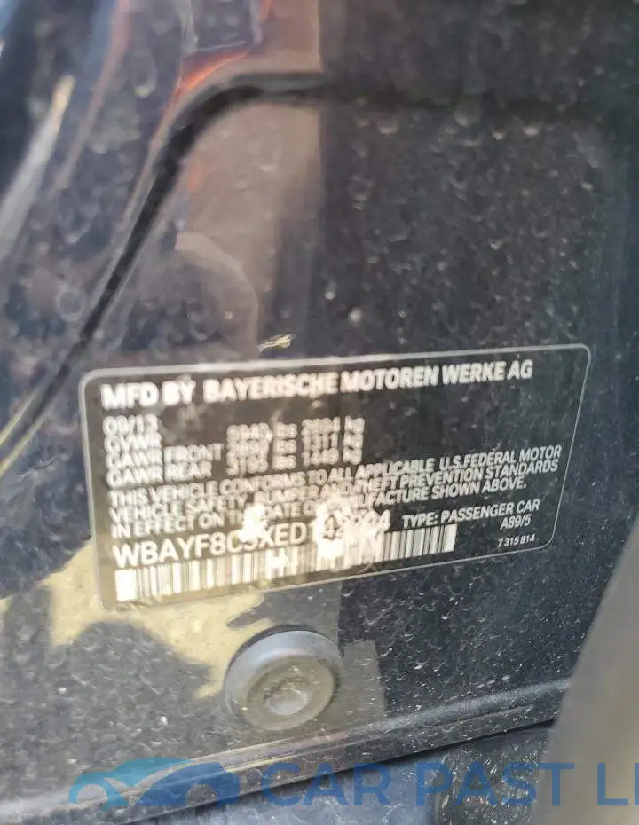 WBAYF8C5XED142294# 12