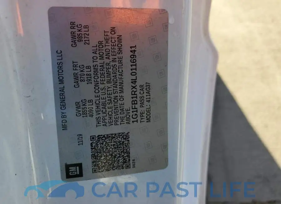 1G1FB1RX4L0116941# 12
