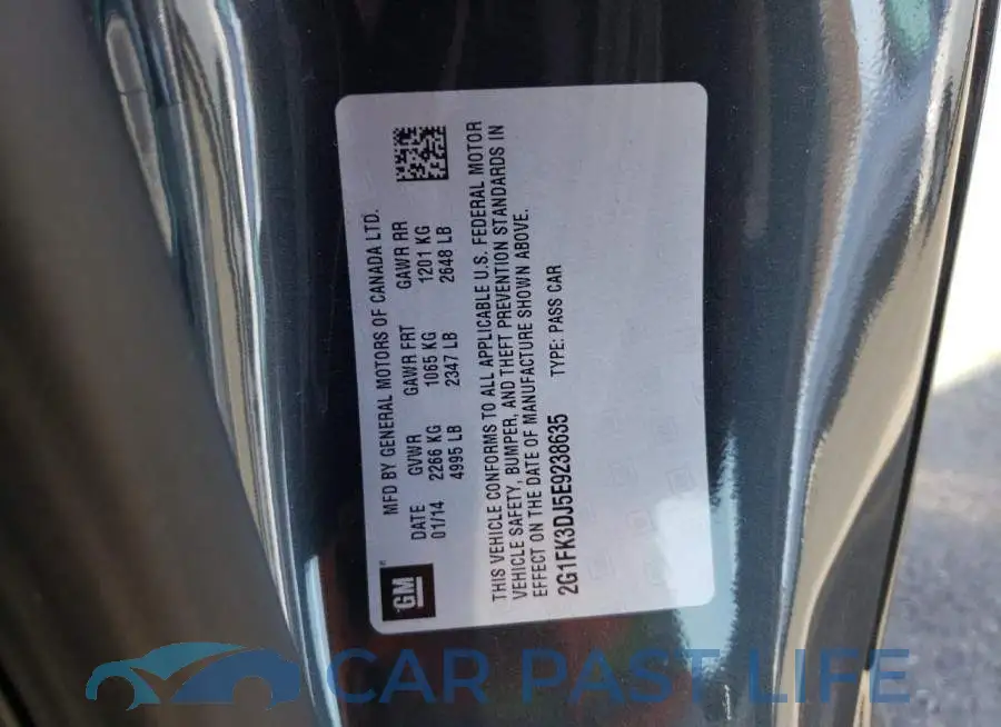 2G1FK3DJ5E9238635# 12
