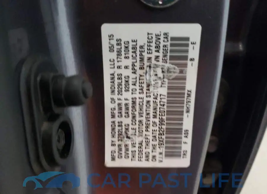 19XFB2F99FE074717# 12