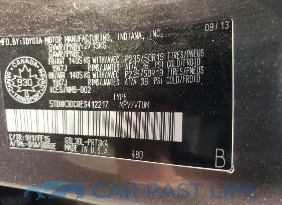 5TDXK3DC8ES412217# 14