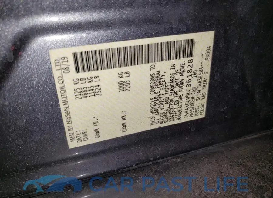 1N4AA6CV9LC361828# 12