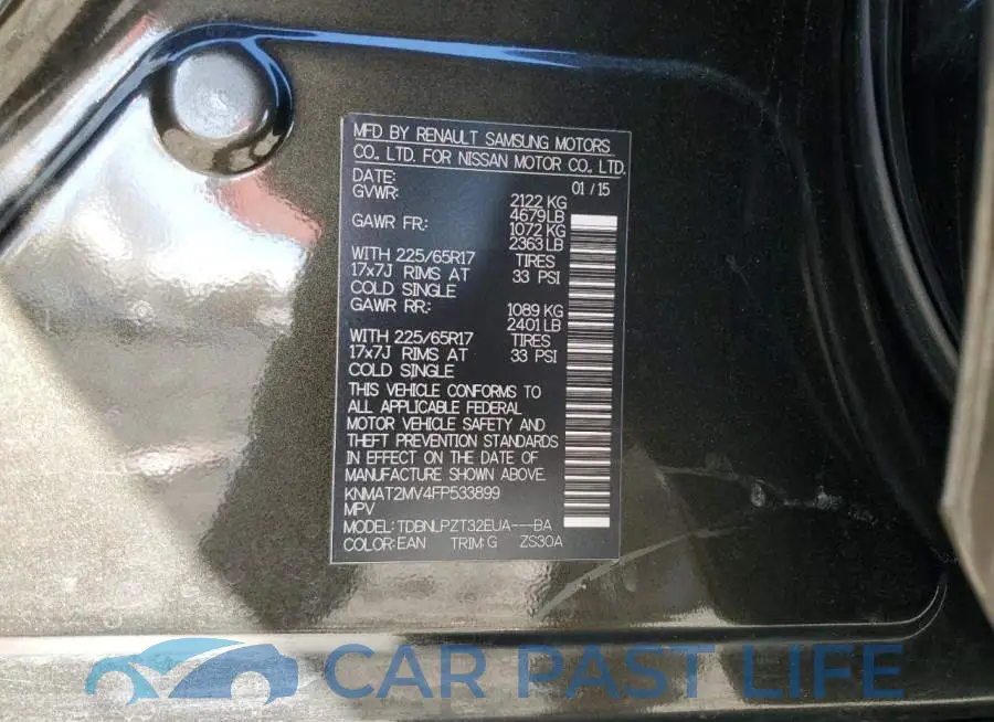 KNMAT2MV4FP533899# 13