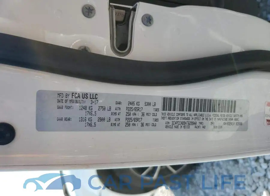 3C4PDCAB9HT629940# 12