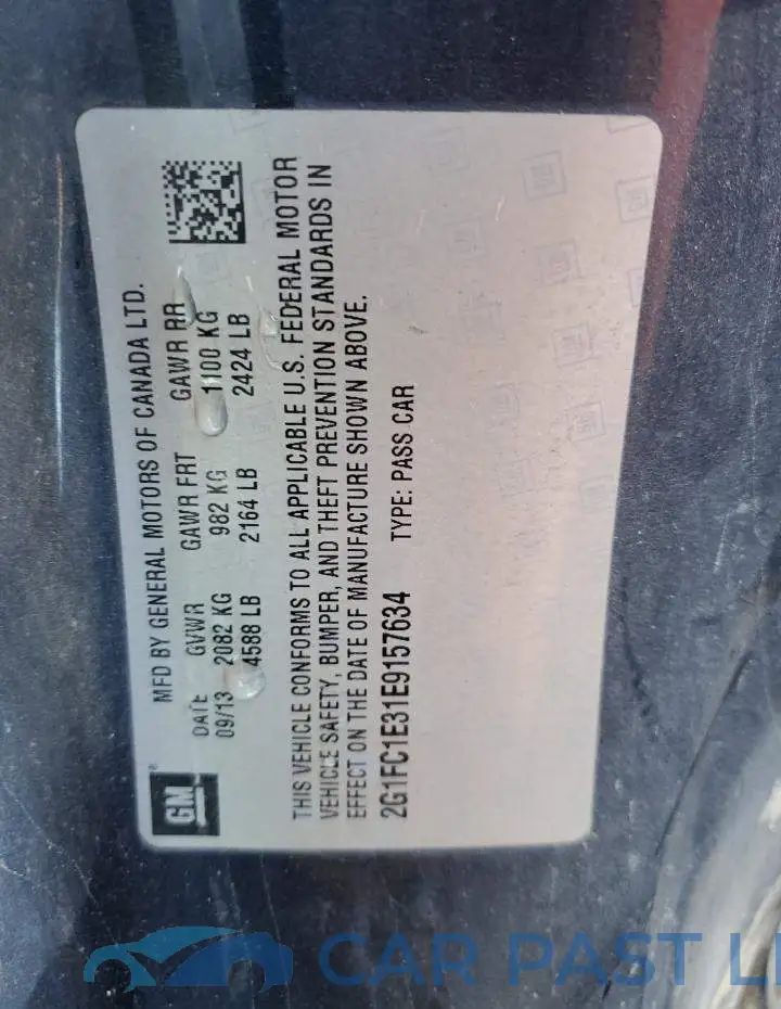 2G1FC1E31E9157634# 12