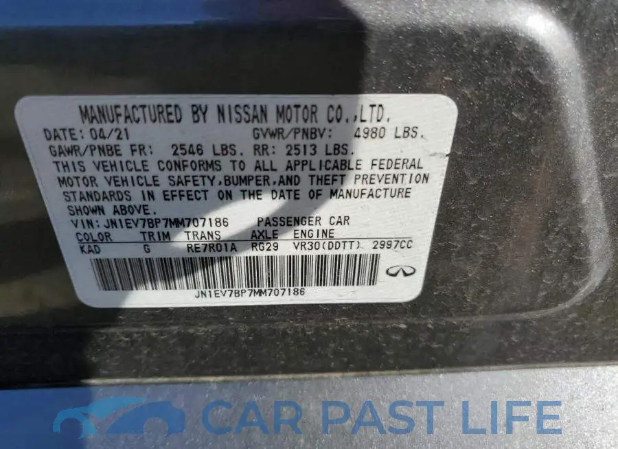 JN1EV7BP7MM707186# 12