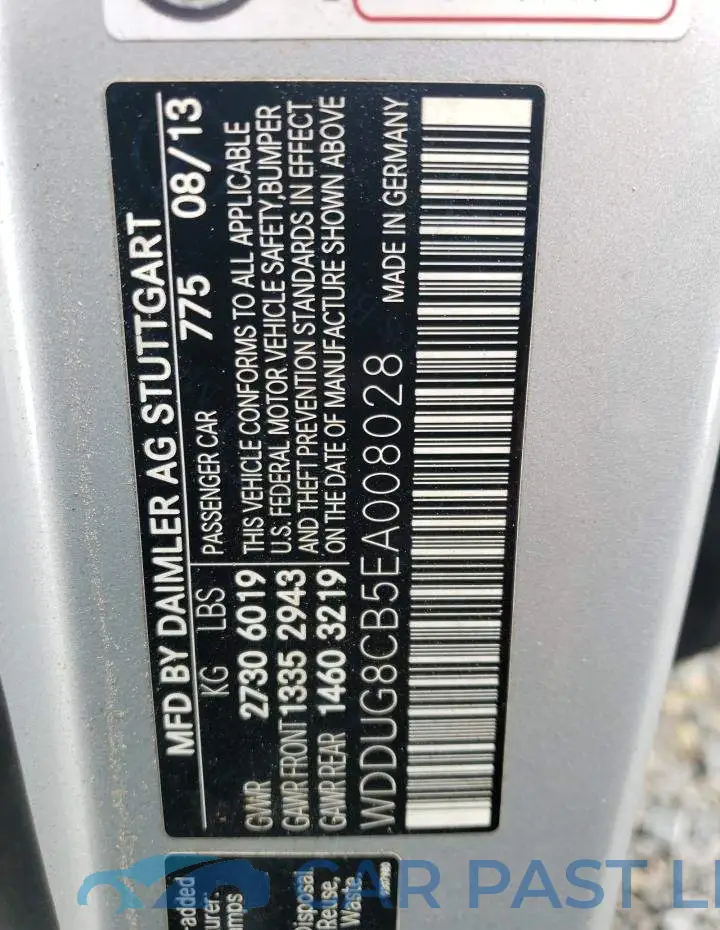 WDDUG8CB5EA008028# 12