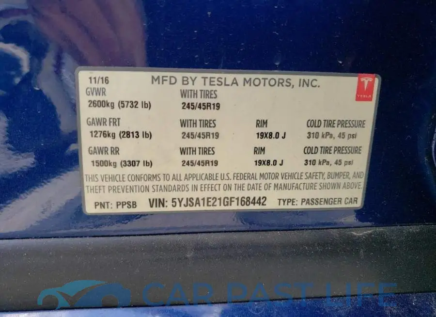 5YJSA1E21GF168442# 12