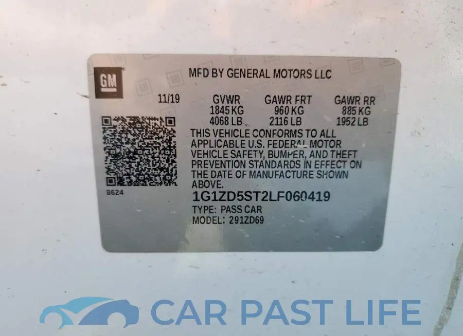 1G1ZD5ST2LF060419# 12
