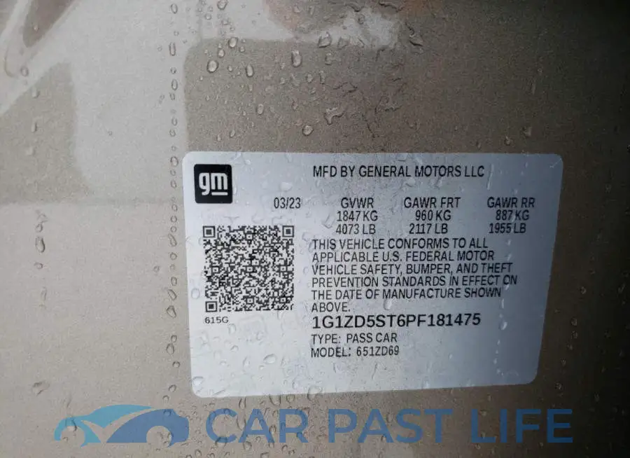 1G1ZD5ST6PF181475# 12