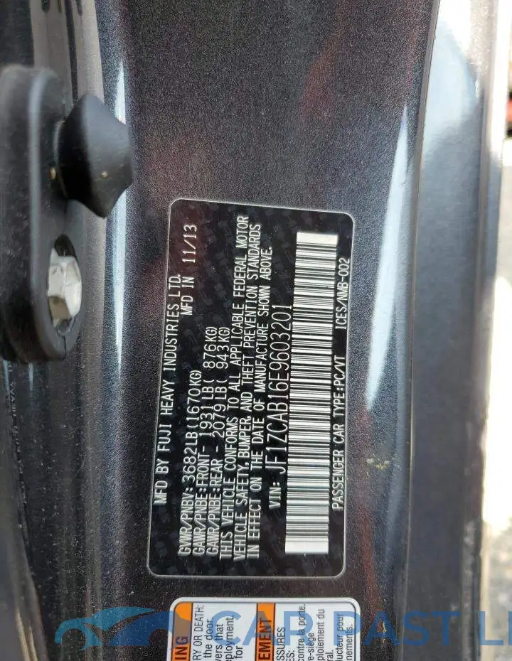 JF1ZCAB16E9603201# 12
