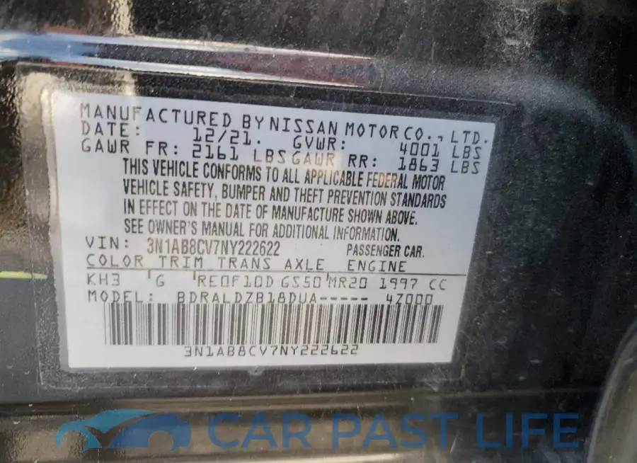 3N1AB8CV7NY222622# 12