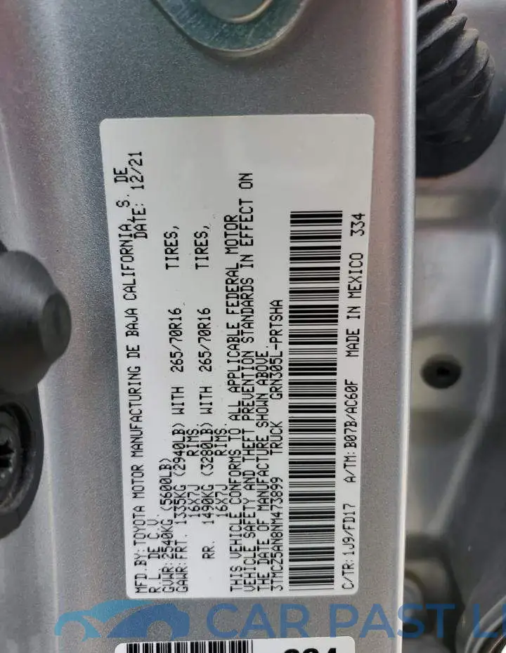3TMCZ5AN8NM473899# 12