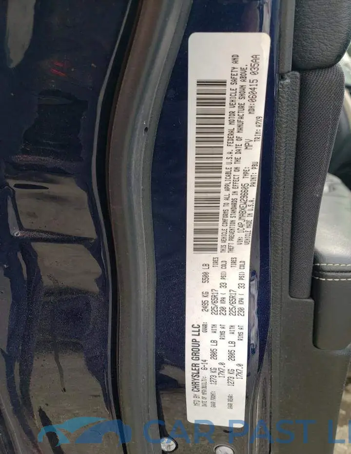 1C4PJMABXEW296605# 12