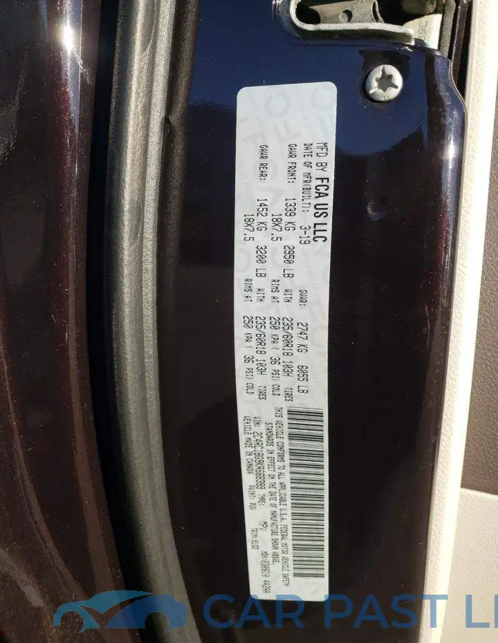 2C4RC1BG9KR668399# 13