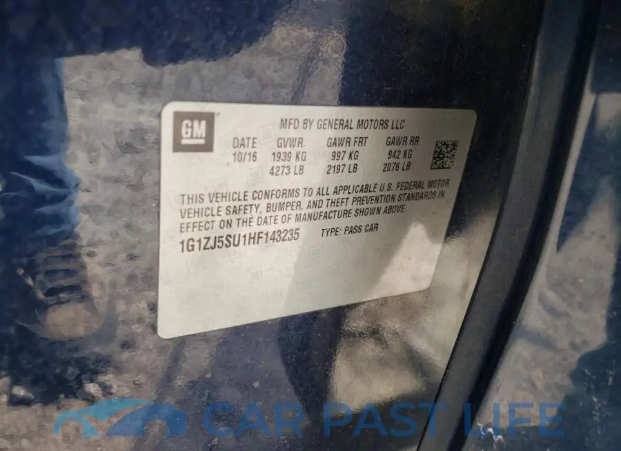 1G1ZJ5SU1HF143235# 12
