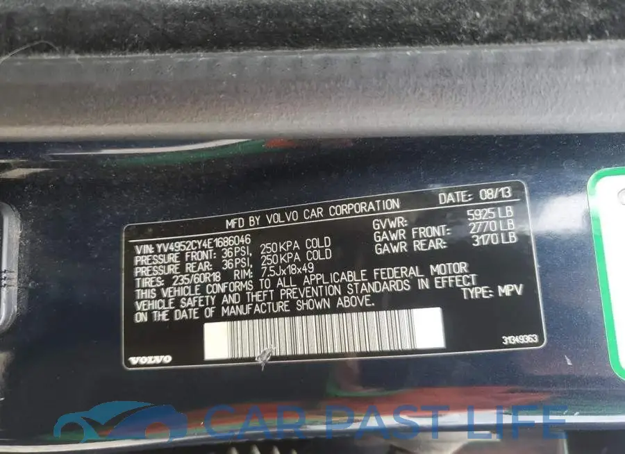 YV4952CY4E1686046# 13