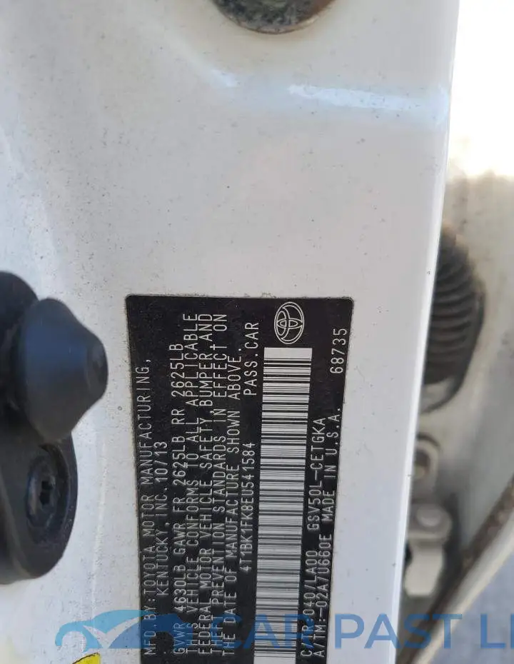 4T1BK1FK8EU541584# 13