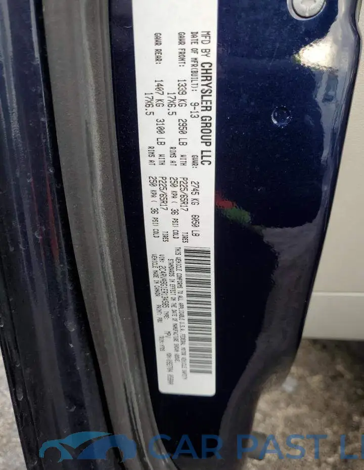 2C4RVABG1ER134585# 13