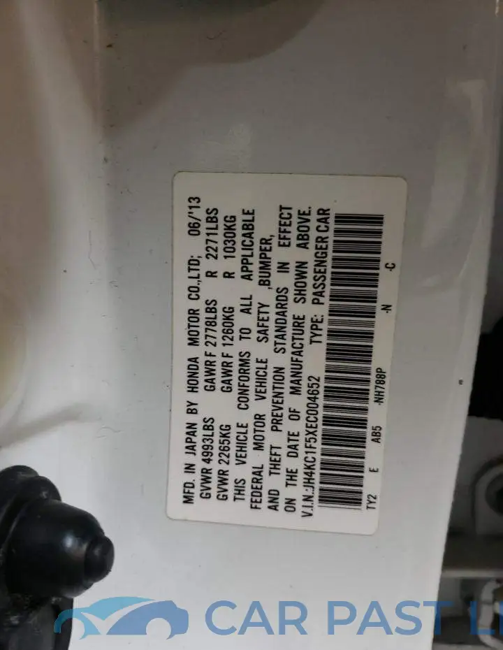 JH4KC1F5XEC004652# 12