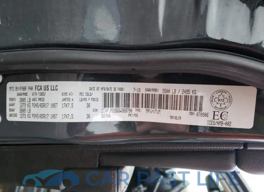 1C4PJMBS6GW368790# 14