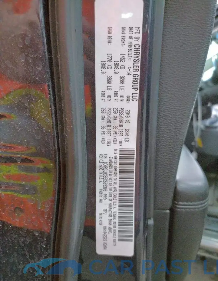 1C4RDJAG9EC509300# 13