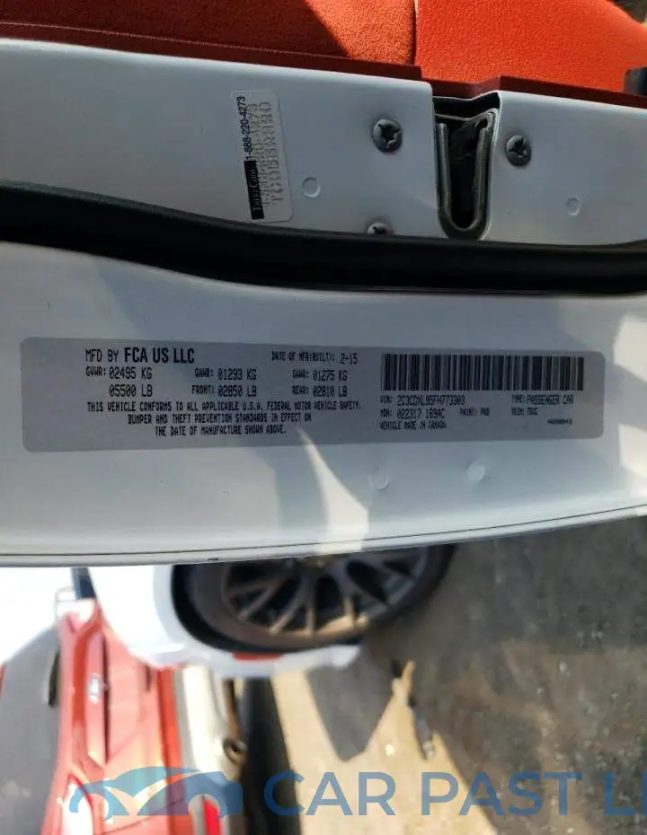 2C3CDXL95FH773303# 12
