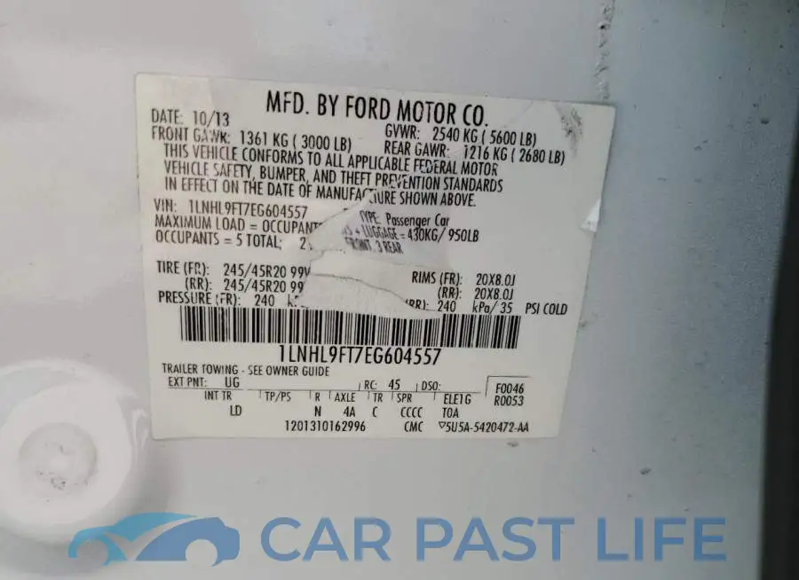 1LNHL9FT7EG604557# 12