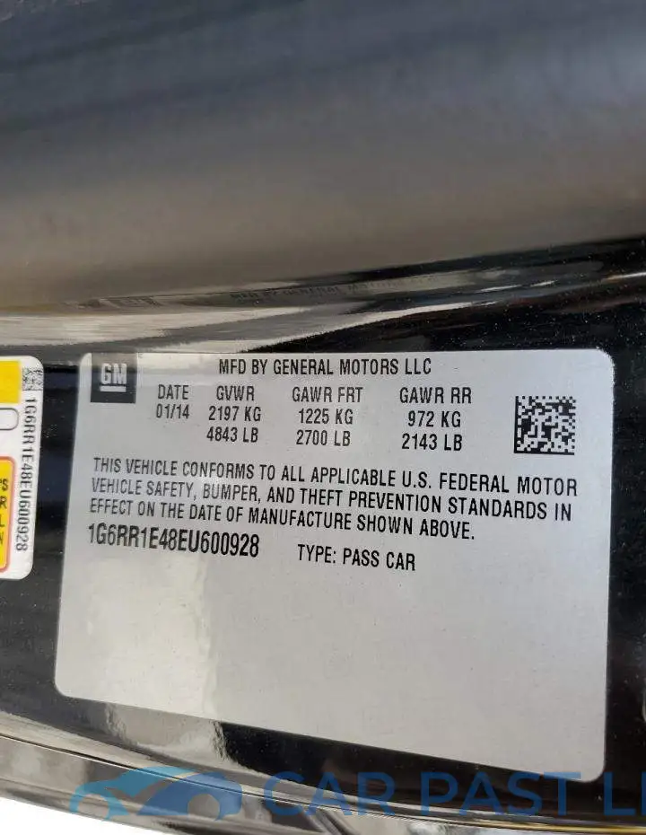 1G6RR1E48EU600928# 12
