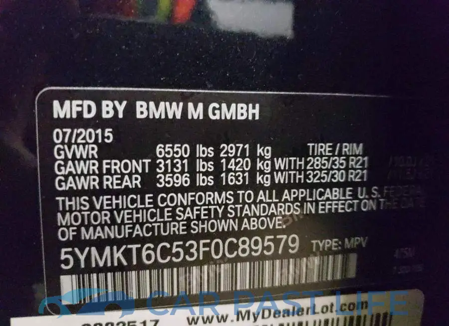 5YMKT6C53F0C89579# 12