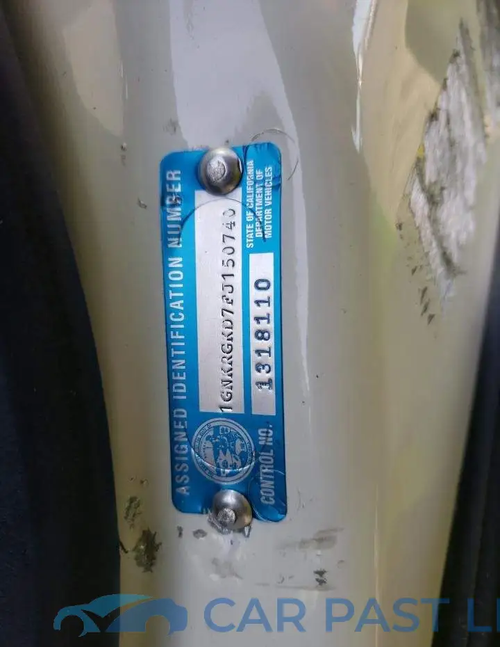 1GNKRGKD7FJ150740# 12