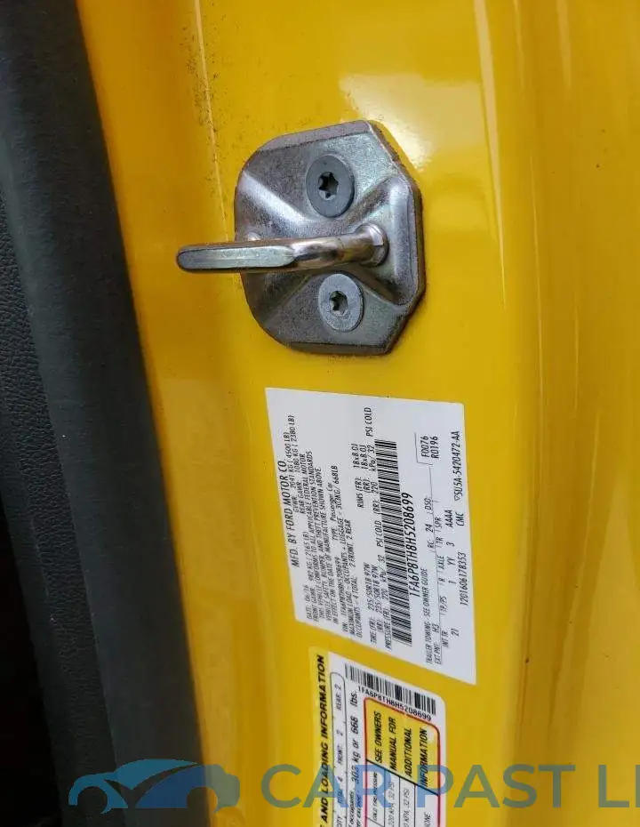 1FA6P8TH8H5208699# 12
