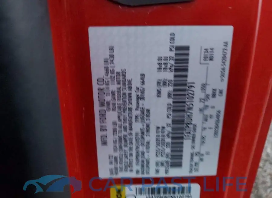 1FATP8UH7N5102791# 12