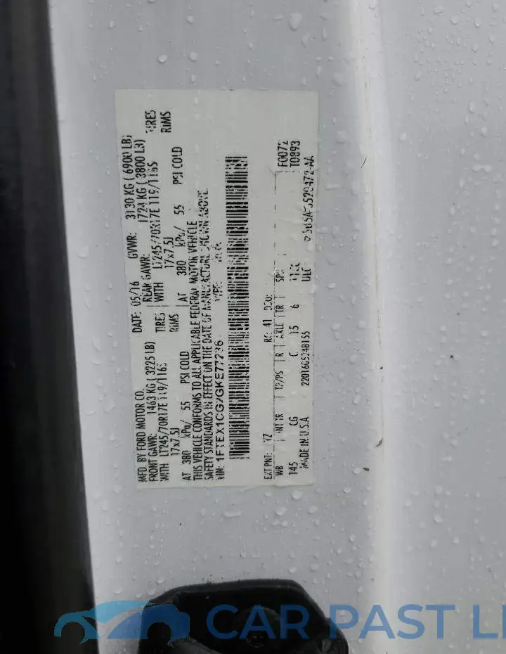 1FTEX1CG2GKE77236# 12