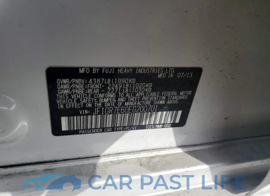 JF1GR7E60EG200701# 12