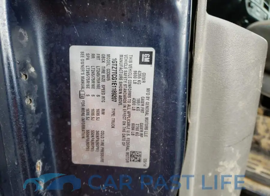 1GTZ7TCG1E1189207# 12