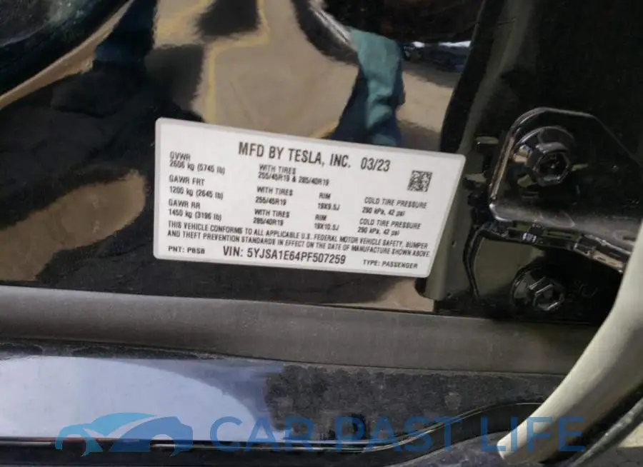 5YJSA1E64PF507259# 13