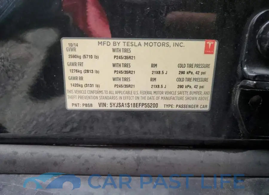 5YJSA1S18EFP55200# 13