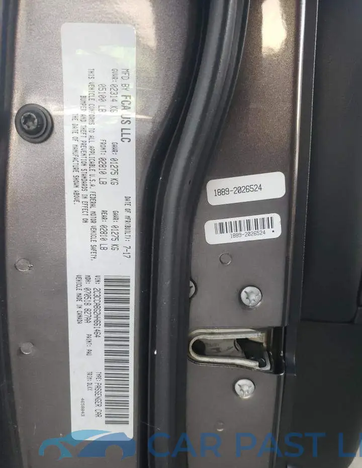 2C3CCABG2HH661464# 13