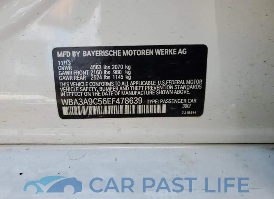 WBA3A9C56EF478639# 12