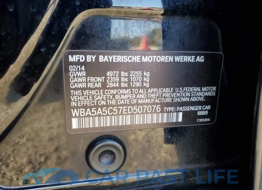 WBA5A5C57ED507076# 12