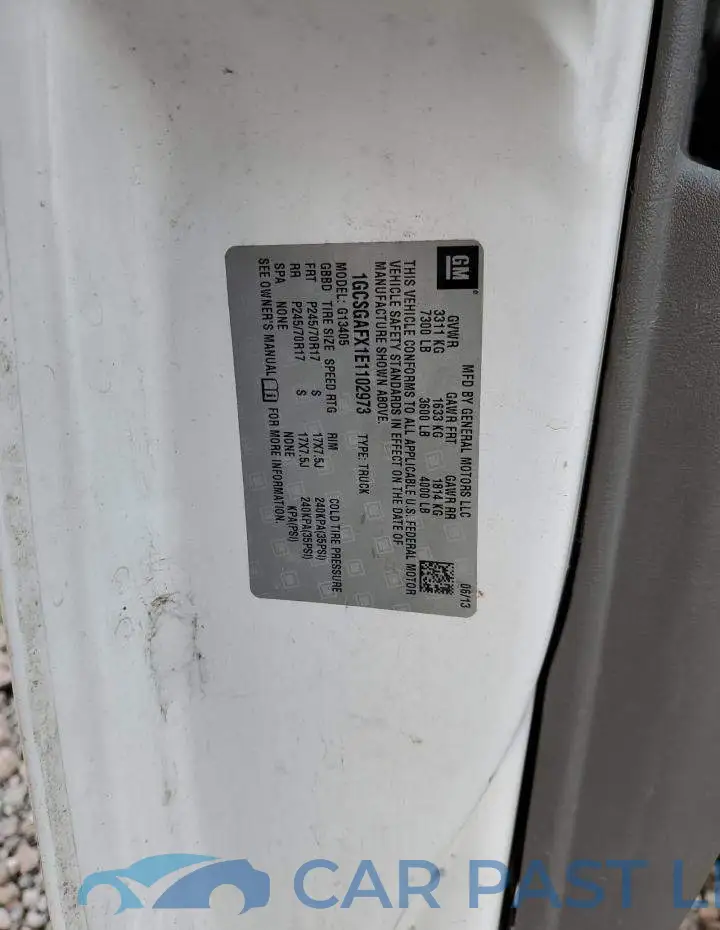 1GCSGAFX1E1102973# 13